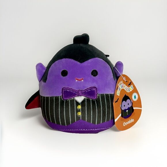 Squishmallows Halloween Osvaldo the Vampire 5 Inch - Picture 1 of 1